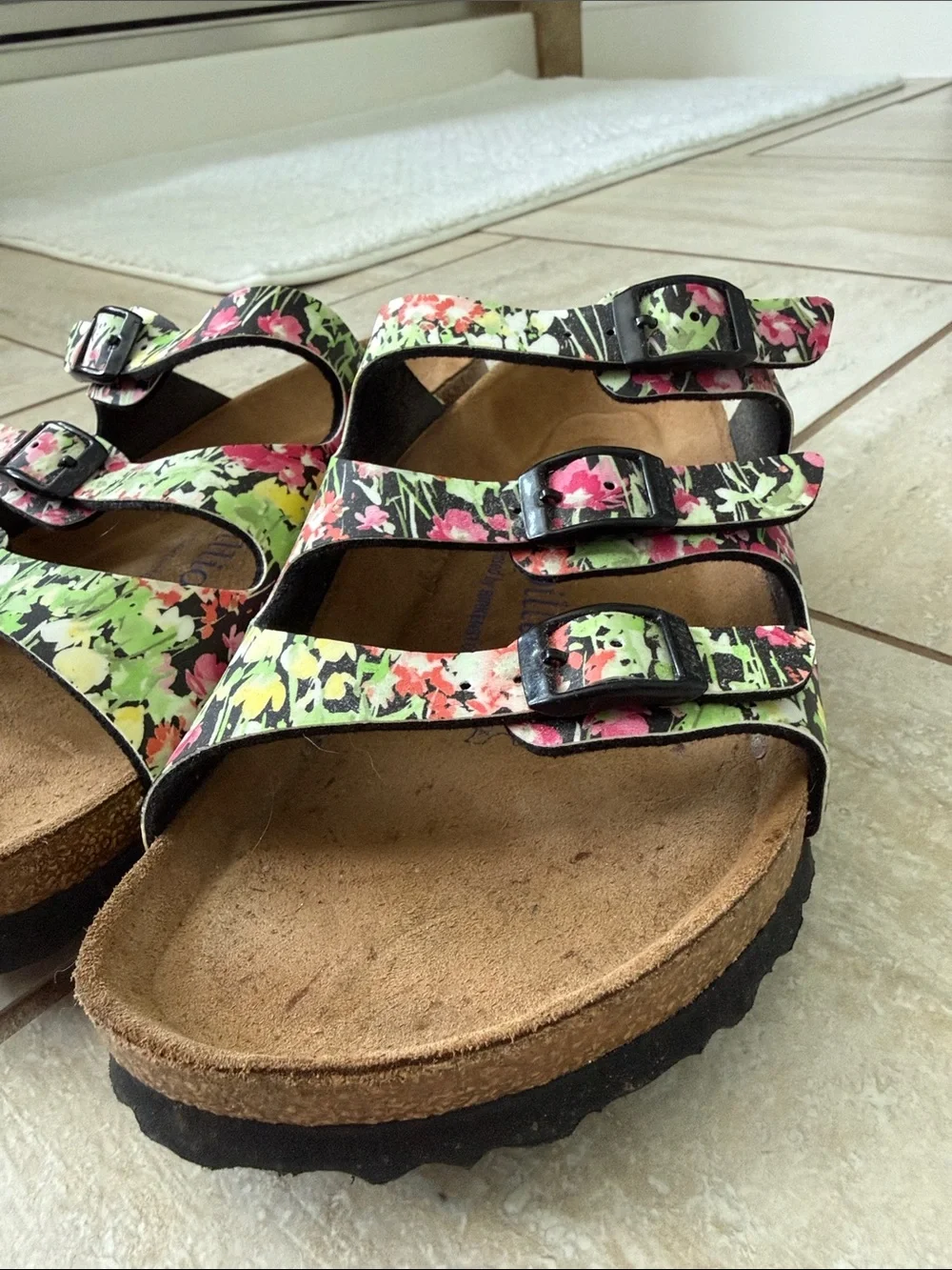 Papillio by Birkenstock Florida Spring Flower sandals